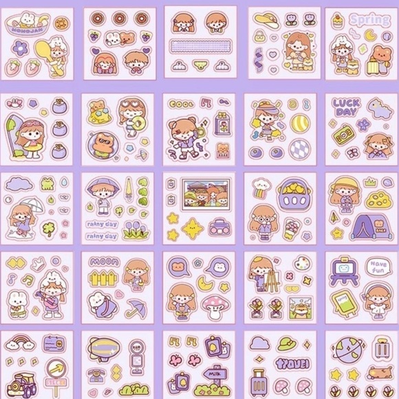 Kawaii sticker sheets - Picture 2 of 2